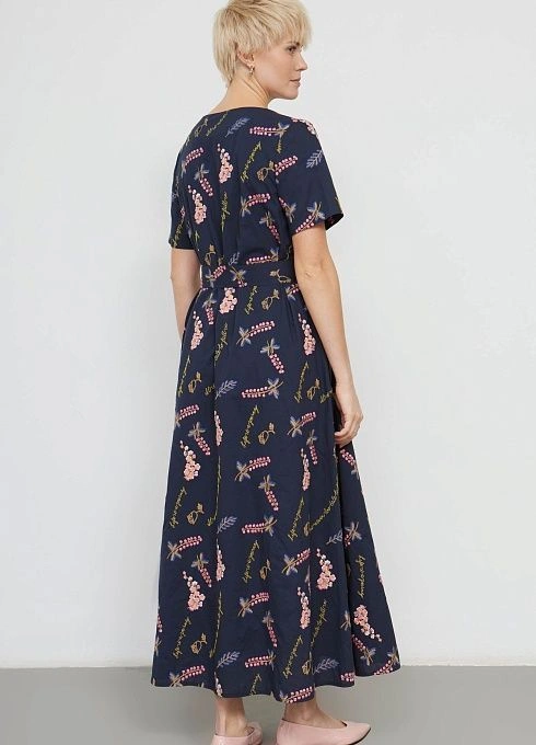 Платье жен. 368338.11312.9601F Тёмно-синий  (1)