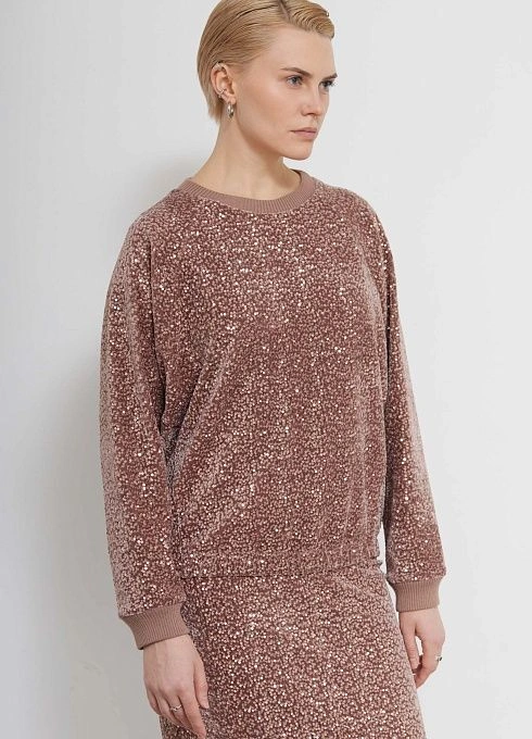 Джемпер жен. 311003НП.6_313.0505L Розово-бежевый (5)