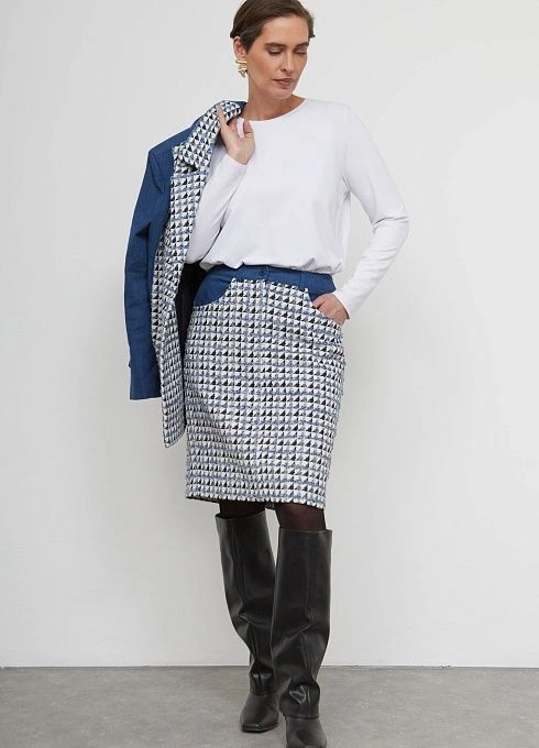  GRIOL. Юбка жен. 358492.11312.8401P Мультиколор GRIOL