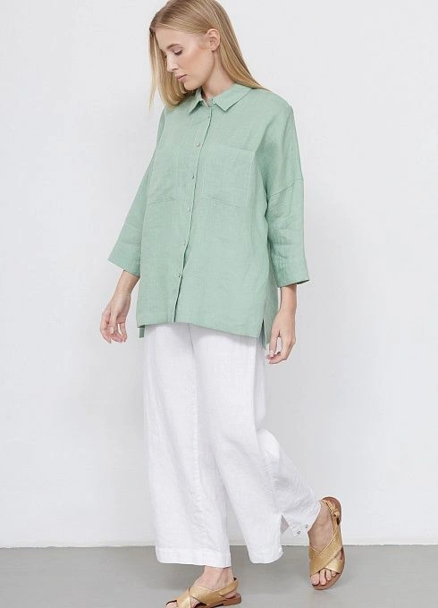 Рубашка оверсайз льняная GRIOL