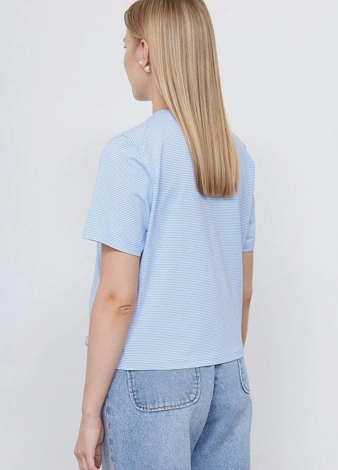 Джемпер жен. 311106.6_313.0216S Бело-голубой  (1)