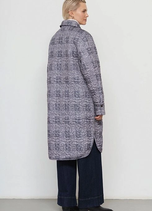 Полупальто жен. 527823Б.11208.8202P Серо-чёрный (5)