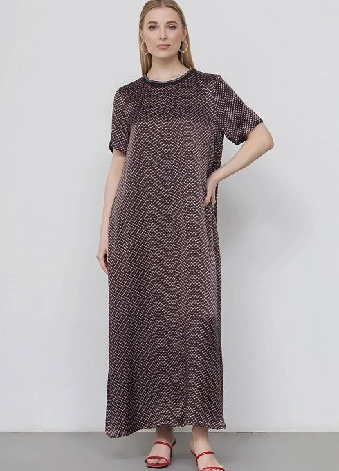 Платье жен. 360322.03312.1101Y Коричневый  (2)