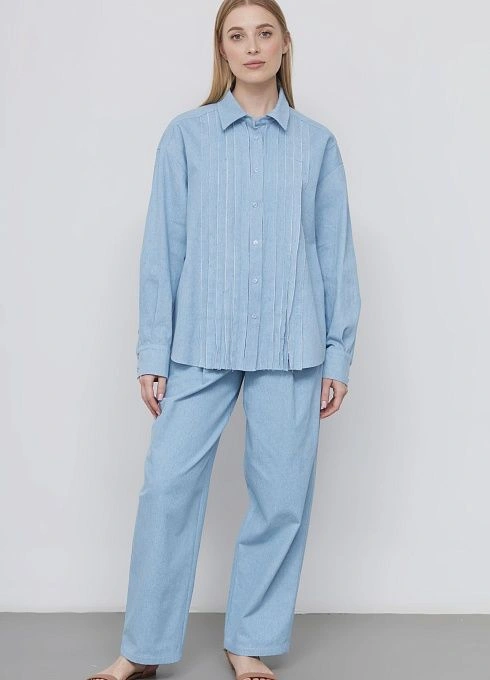 Блузка жен. 318329А.11312.1600N Голубой  (2)