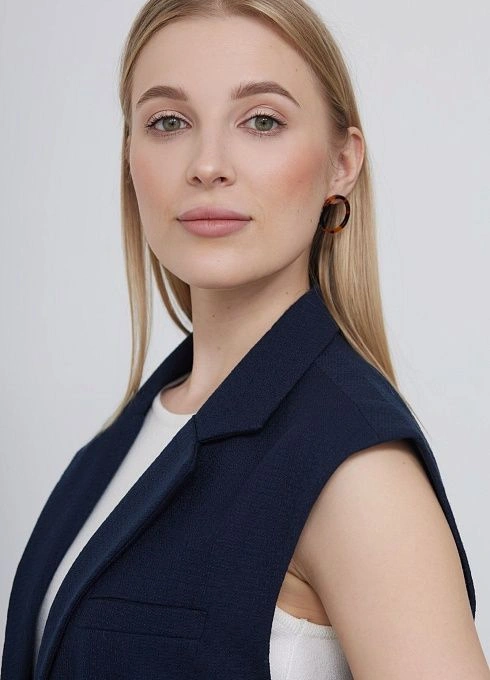 Жилет жен. 380024Б.6_312.9500N Тёмно-синий  (1)