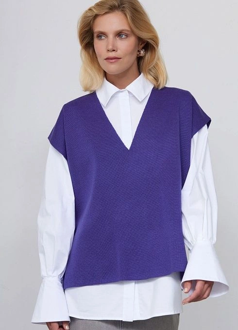 Жилет жен. 380045К.33303.9200M Лиловый  (3)