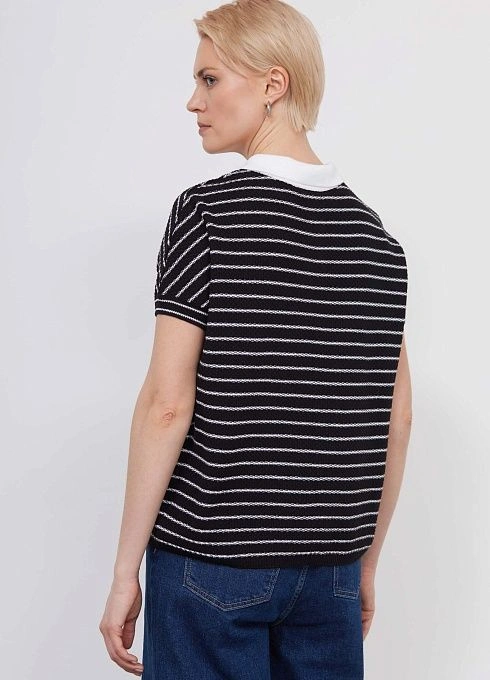 Джемпер жен. 310557.33303.0282S Бело-чёрный (5)