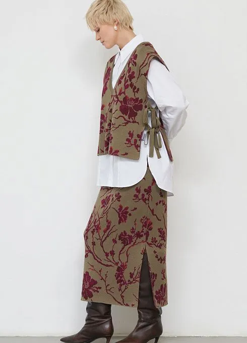 Юбка жен. 350123.33303.3747F Хаки (4)