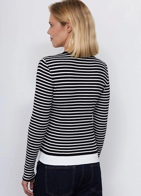 Жакет жен. 370237.33303.8202S Чёрно-молочный  (5)