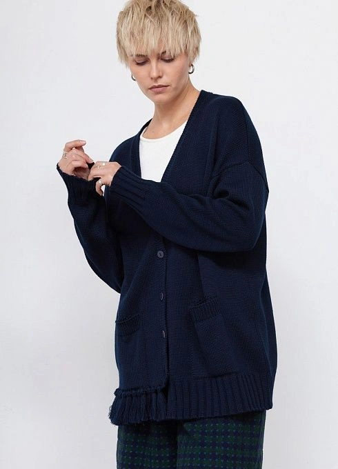 Жакет жен. 370243.15303.9600N Тёмно синий  (1)