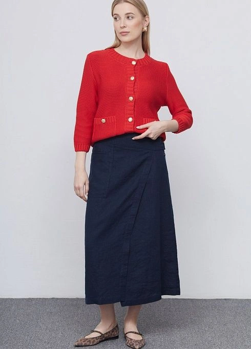  GRIOL. Юбка жен. 358252.37312.9900N Т. синий GRIOL