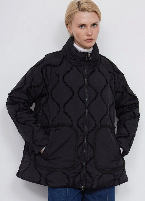  GRIOL. Полупальто жен. 514597.11208.8200N Черный GRIOL