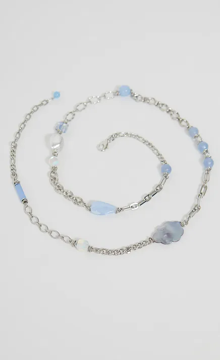  GRIOL. Колье С неба лей1 Голубой 