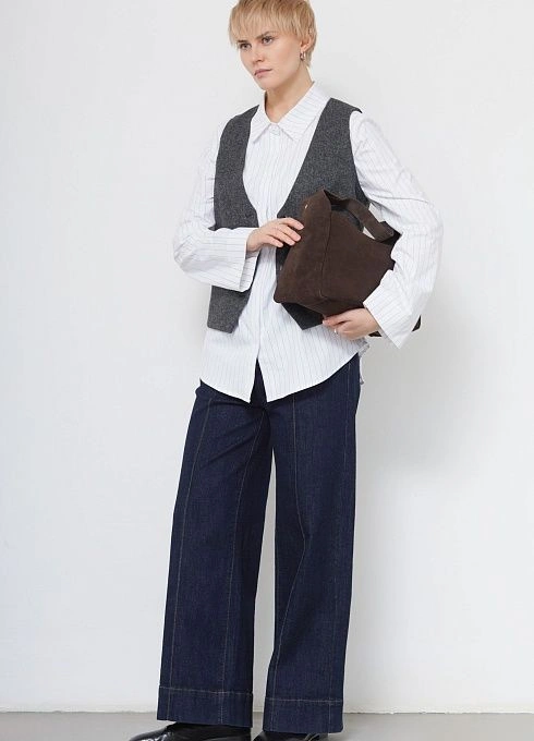 Сумка жен. 6824 Шоколад (2)