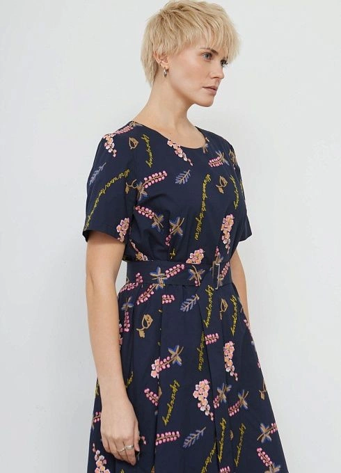 Платье жен. 368338.11312.9601F Тёмно-синий  (7)