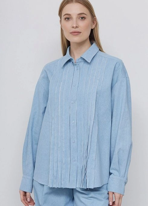 Блузка жен. 318329А.11312.1600N Голубой  (3)