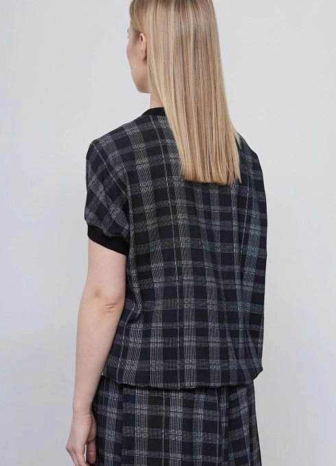 Блуза жен. 311030.03312.8202PE Бело-чёрный  (1)