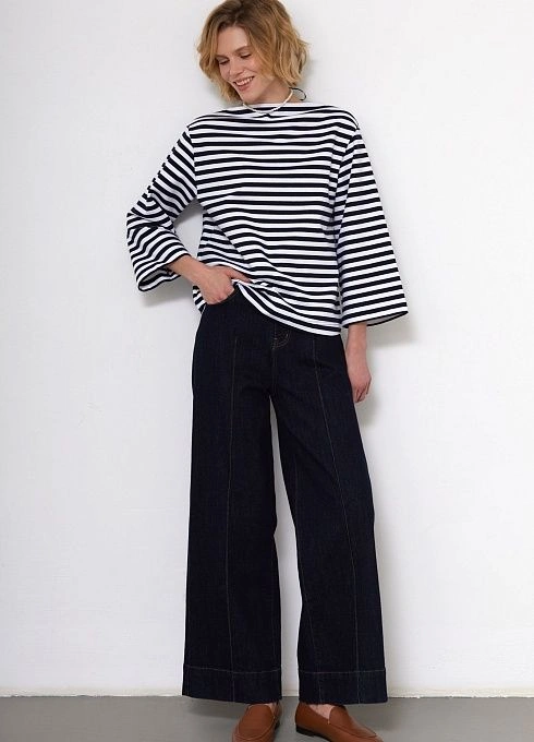 Джемпер жен. 311123.6_313.0298S Бело-синий (2)