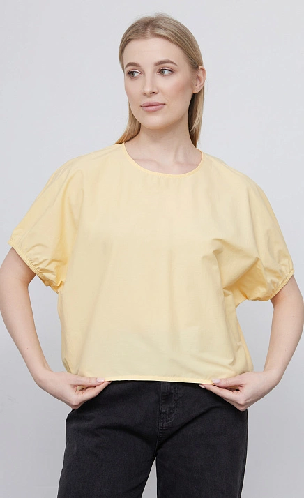 Блузка oversize из сатина GRIOL