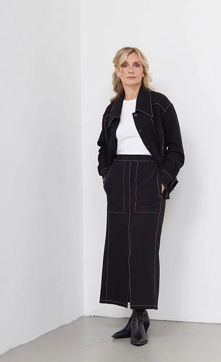  GRIOL. Юбка жен. 350112.09312.8200N Черный 