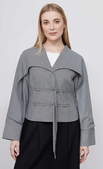 GRIOL. Жакет жен. 374579.11312.8202Z Чёрно-белый GRIOL GRIOL. Жакет жен. 374579.11312.8202Z Чёрно-белый