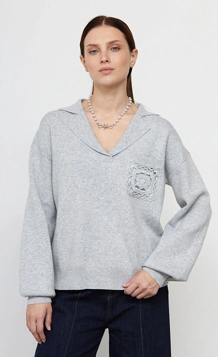  GRIOL. Джемпер жен. 318107.42303.7700M Серый 