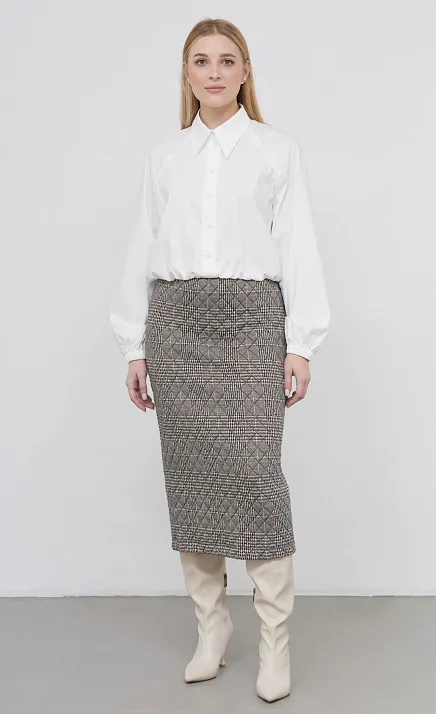 GRIOL. Юбка жен. 350060.03313.1101P Серый GRIOL GRIOL. Юбка жен. 350060.03313.1101P Серый