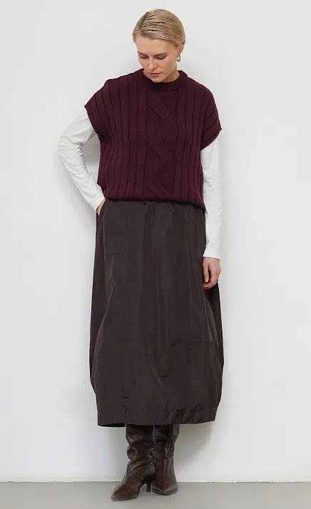  GRIOL. Юбка жен. 358400А.11312.5900N Коричневый 