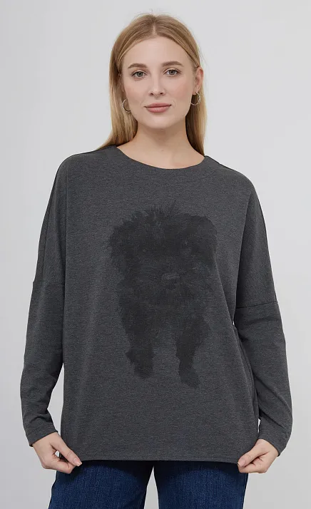  GRIOL. Джемпер жен. 310657ГНР.6_313.7600M Антрацит 