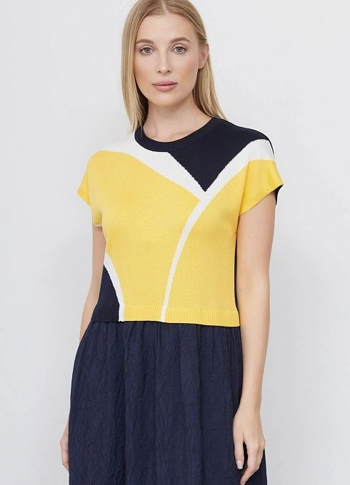 Платье жен. 360268.33312.9621N Тёмно-синий  (1)