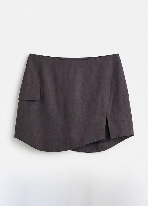  GRIOL. Юбка-баска 660002.03312.7700N Темно-серый GRIOL