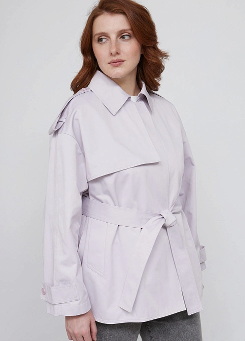  GRIOL. Плащ жен. 504490.11209.6700N Сиренево-серый GRIOL