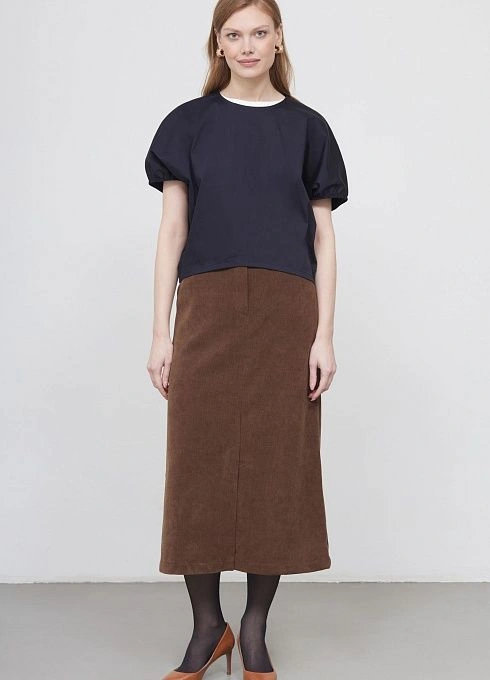 Блузка жен. 318164.11312.9600N Т.синий  (2)