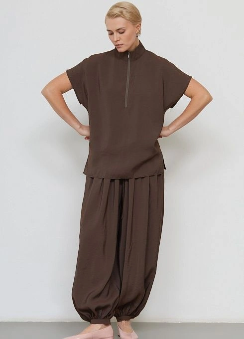 Блуза жен. 314265.11312.1100N Шоколадный (2)