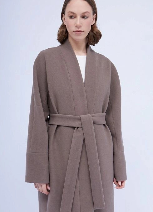  GRIOL. Пальто жен. 534302.11208.1100N Коричневый GRIOL