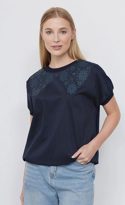 GRIOL. Джемпер жен. 311030.03313.9898E Тёмно-синий GRIOL GRIOL. Джемпер жен. 311030.03313.9898E Тёмно-синий