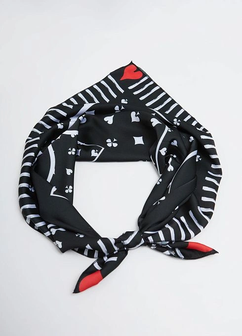 Платок жен. 630001.44110.8201YA Чёрный  (2)