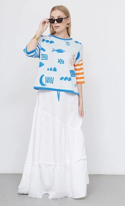  GRIOL. Джемпер жен.310489.33303.0201A Мультиколор 