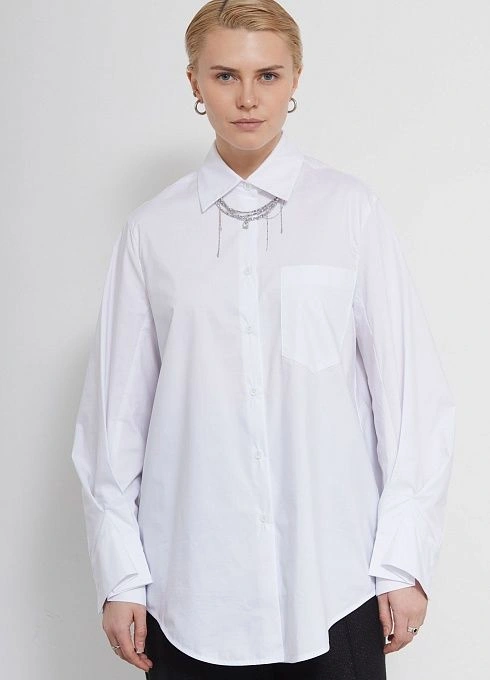 Рубашка oversize из хлопка GRIOL