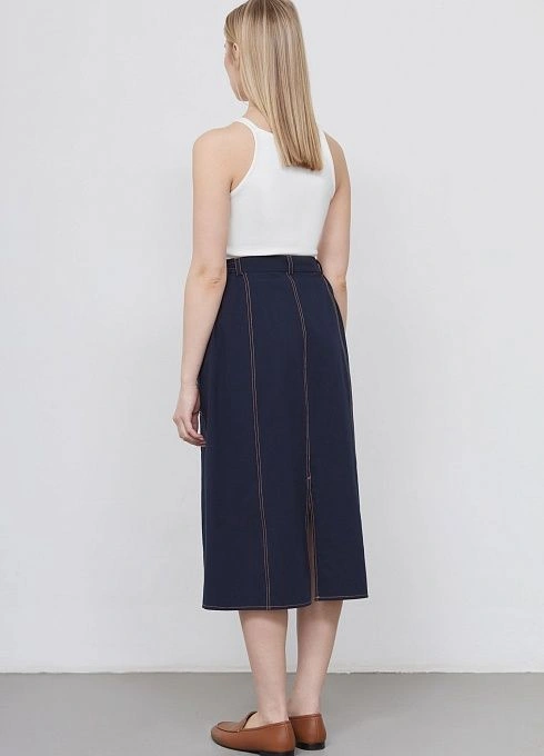 Юбка жен. 350100.09312.9600N Тёмно-синий  (1)