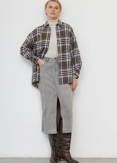 Блузка жен. 318189.11312.3401P Хаки (2)