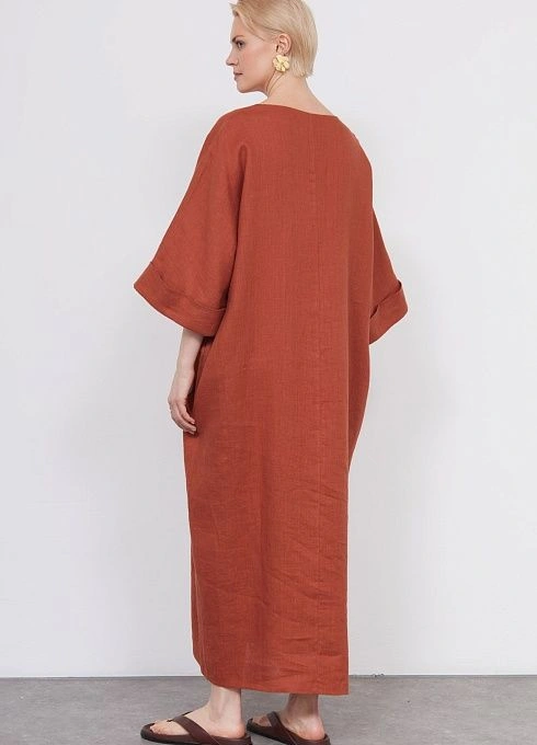 Платье жен. 360346.6_312.6100N Терракотовый (4)