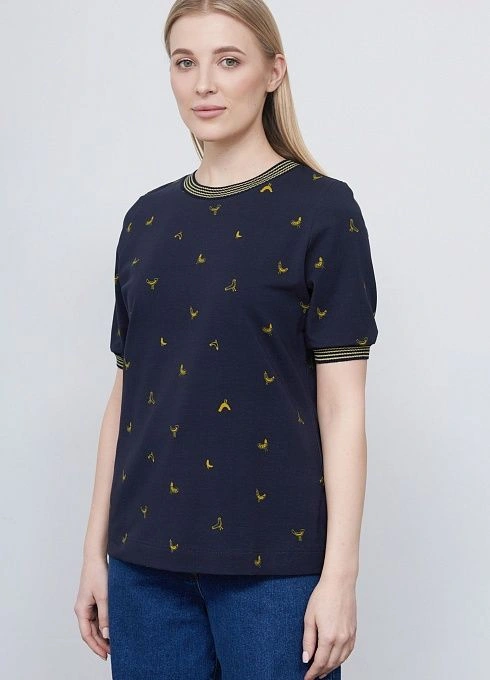 Джемпер жен. 311058.6_313.9531A Тёмно-синий (3)