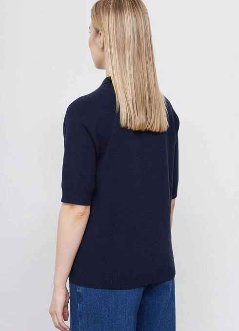 Джемпер жен. 310313.33303.9600N Тёмно-синий1  (2)