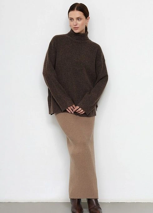 Джемпер жен. 317005.42303.1100M Коричневый  (2)