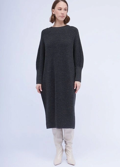  GRIOL. Платье жен. 360132.01303.7400N Тёмно-серый GRIOL