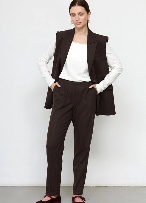 Брюки жен. 327682.11312.5900N Коричневый (1)