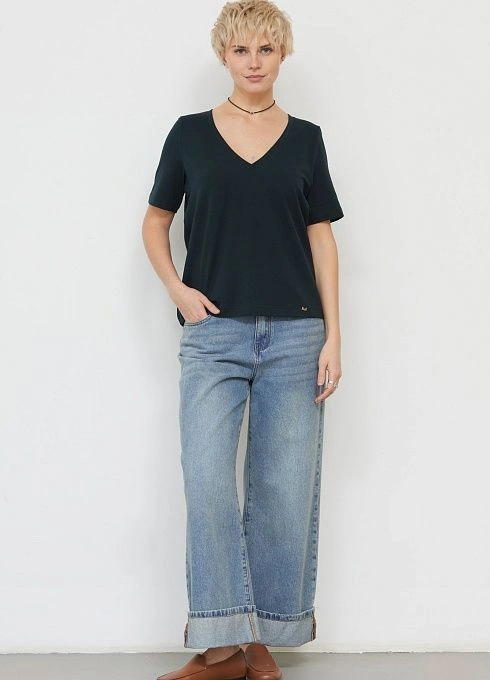 Джемпер жен. 311105Б.6_313.3500N Темно-зеленый (2)