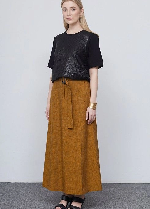 Юбка жен. 358246.37312.2694M Жёлто-синий  (4)