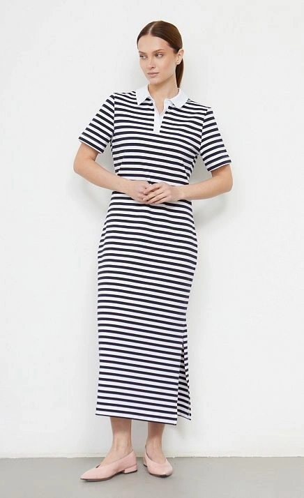 GRIOL. Платье жен. 360331.6_313.0298S Бело-синий GRIOL GRIOL. Платье жен. 360331.6_313.0298S Бело-синий